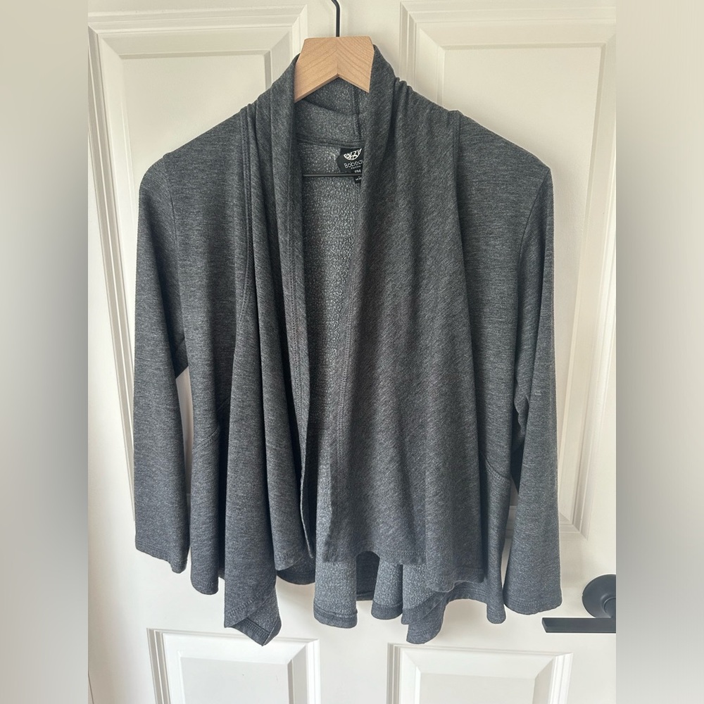 Women’s Petite Medium Grey Cardigan